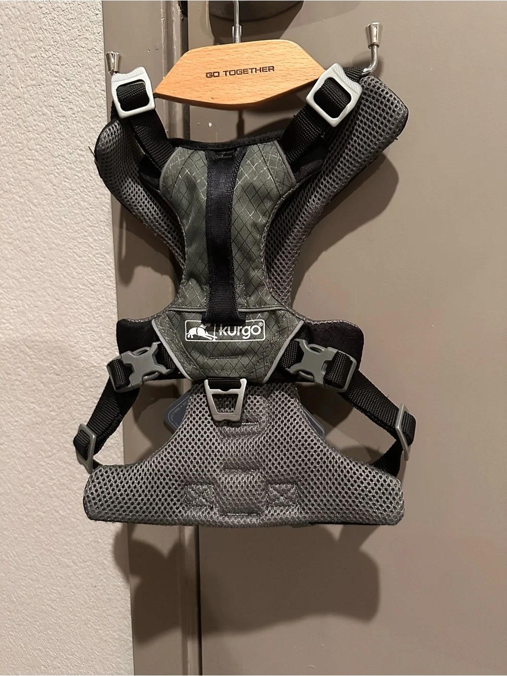 Kurgo Journey Air Dog Harness - Size M - Gray & Black